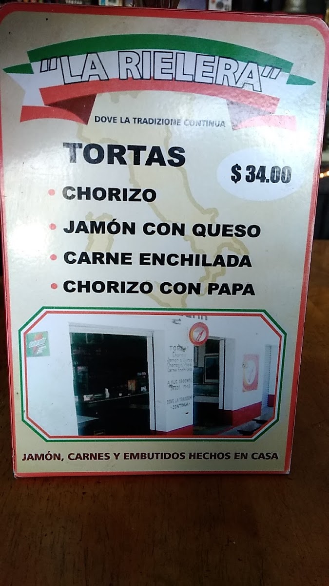La Rielera Tortas Menu - Image 6